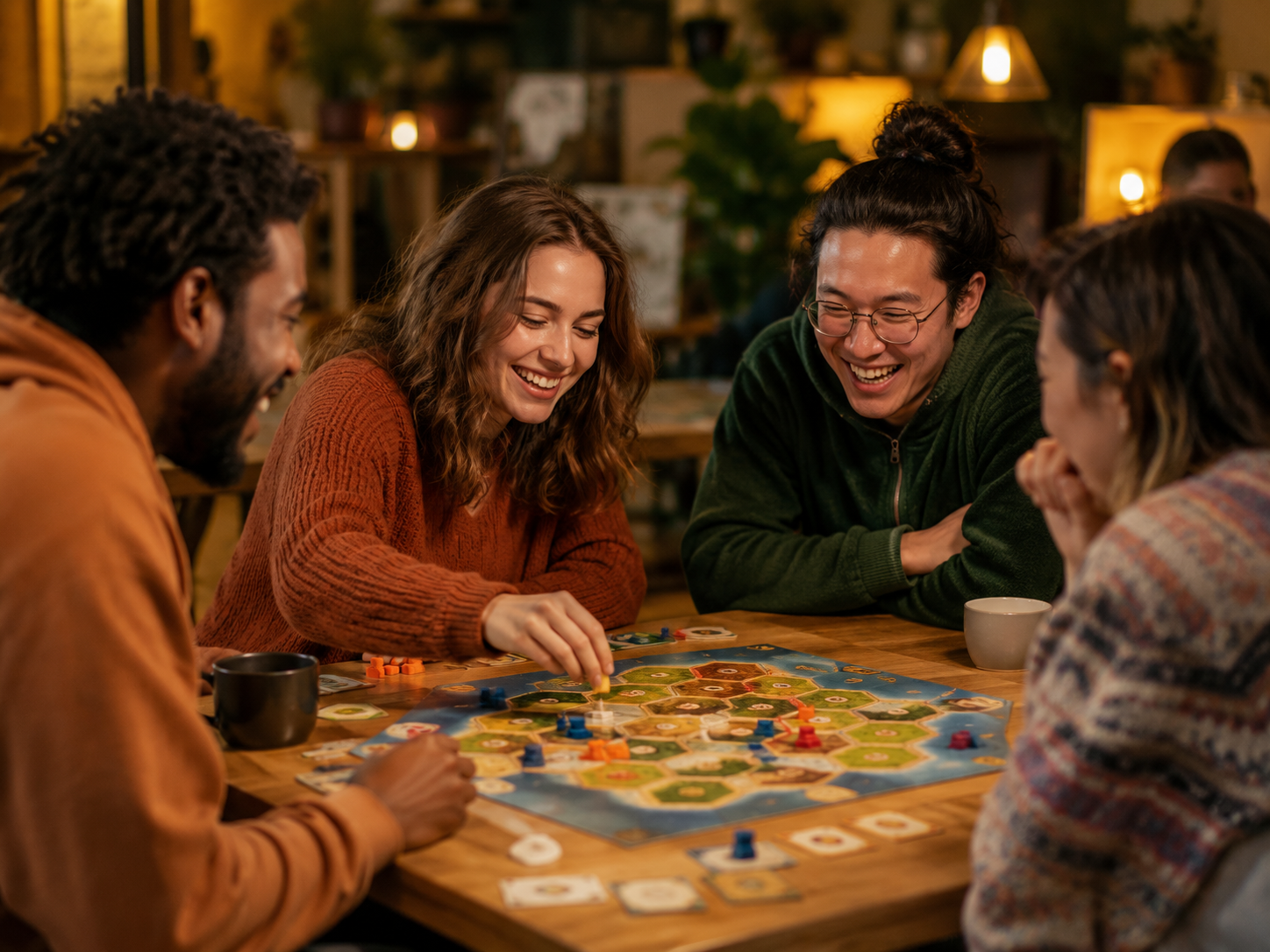 Gemeinsamer Brettspielabend